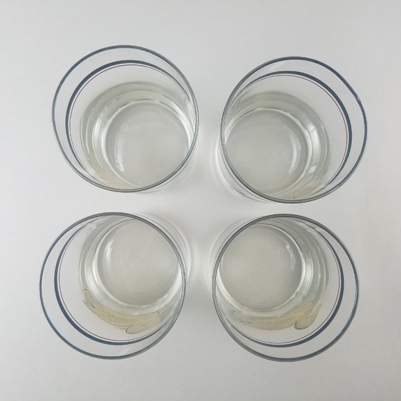 Vintage Corning Glassware Duck 4 - 12.5 oz Glasses - Picture 6 of 12